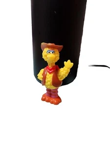 Vintage Big Bird PVC Figure Cowboy JHP Sesame Street - Picture 1 of 1