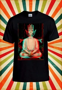 Traditional Buddha Trippy Yoga Hand Männer Frauen Weste Tank Top Unisex T-Shirt 1610 - Bild 1 von 10