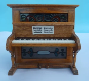 Vintage Piano Music Box By George Good Plays As Time Goes By Excellent Cond - Picture 1 of 6