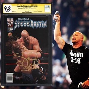 CGC 9.8 SS Stone Cold Tougher Than the Rest 4 signed Stone Cold Steve Austin WWE - Picture 1 of 2