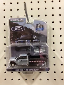 1:64 Greenlight 2020 Ford F-450 Super Duty with plow CHASER - Picture 1 of 1