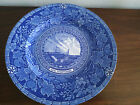 13561)10&quot; blue plate Repro New Hampshire Mottahdeh Strawbery Banke good cond
