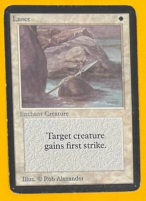 MTG LANCE Alpha (OldManMTG 008-377) - Image 1 of 3