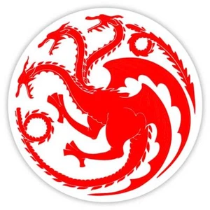Game of Thrones House Targaryen Symbol Sticker Decal laptop wall car phone - Picture 1 of 1