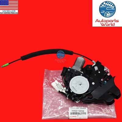 GENUINE OEM LEXUS 07-12 LS460 08-12 LS600h TRUNK DOOR LOCK CLOSER 64650-50040 - Image 1 of 4