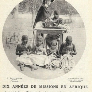 Dix années de missions en Afrique - - Article de presse 1913 - Imagen 1 de 4