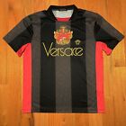 Versace Rare Luxury Soccer Jersey with Gold Embroidery