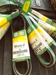 NAPA Belt / K060605HD / 25060605HD / 25-060605HD / Green Stripe / 7608H9CC - Picture 1 of 5