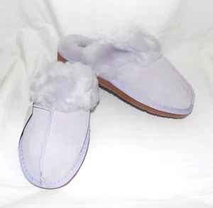 Zapatillas Lands End Scuff de gamuza de oveja punta cerrada iris púrpura para mujer 9 EE. UU. NUEVAS CON ETIQUETAS - Imagen 1 de 5