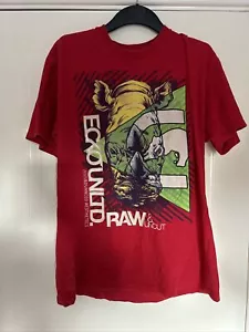 Unisex Red Ecko Unltd Tshirt Size Large Rhino Design Raw And Uncut - Picture 1 of 5