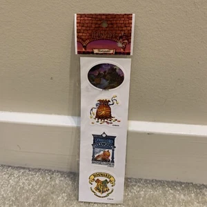 Juego de 4 pegatinas Harry Potter papelería Hogwarts Express ZooKing 2001 WB - Imagen 1 de 7