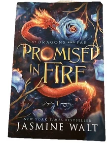 Promised in Fire Of Dragons and Fae Book by Jasmine Walt - Picture 1 of 6