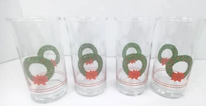 Juego de 4 vasos de corona Libbey de colección vacaciones de Navidad - 12 OZ - 5,5" - Imagen 1 de 5
