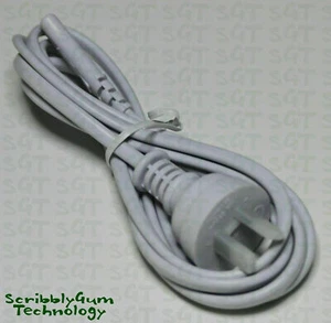 Power Cable Cord AC Figure 8 IEC-C7 Lead AU Plug 2m (White) - Picture 1 of 4