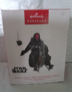 2024  Hallmark / Star Wars - Darth Maul And Sith Probe Droid Ornament - 25th - Picture 1 of 1
