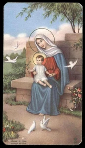 santino-holy card""ediz. FB n.66 MARIA MADRE DI DIO - Imagen 1 de 1