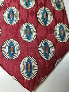 Robert Talbott Best of Class Red Geometric Ellipse Circle - Bild 1 von 4