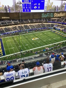 TWO (2) LOS ANGELES RAMS vs SEATTLE SEAHAWKS 11/16 - FRONT ROW UPPERS-AISLE! - Picture 1 of 3
