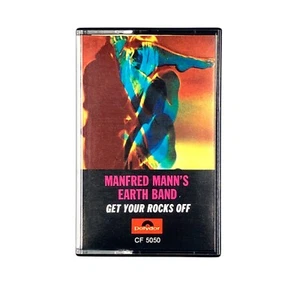 MANFRED MANN'S EARTH BAND GET YOUR ROCKS OFF Cassette Tape 1973 Rock Prog Rare - Picture 1 of 5