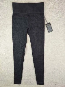 Nuovo con etichetta! Leggings donna FOREVER 21 piccoli neri senza cuciture in maglia a costine - Foto 1 di 3