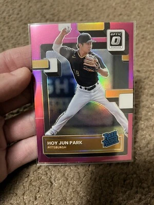 2022 Donruss Optic Rated Rookie Pink Prizm #93 Hoy Jun Park Pirates - Image 1 of 2