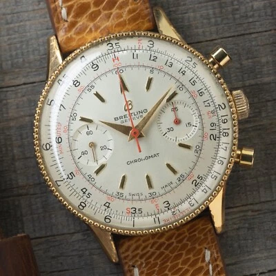 Breitling Chronomat 808 1960 - Caja chapada en oro - ¡Impresionante! Foto 1 de 4