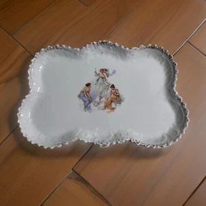 Victoria Carlsbad Austria Antique Art Nouveau Dresser Tray Plate Carl Larsen - Picture 1 of 4