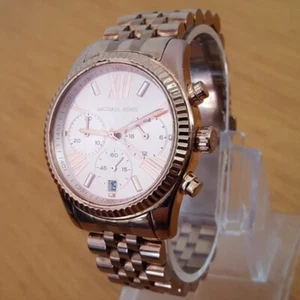 Reloj cronógrafo Lexington Michael Kors MK-5569 pulsera oro rosa para dama - Imagen 1 de 10