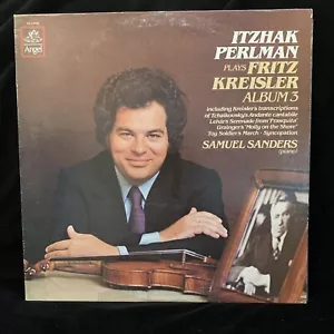 ITZHAK PERLMAN violin - FRITZ KREISLER Album 3 - ANGEL ST LP 1980 - Picture 1 of 4