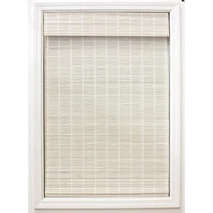 Radiance Lewis Hyman Bamboo Shades White 30 W X 64 L - Picture 1 of 10