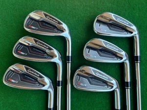 TaylorMade RSi1 Ironset  5-9+Pw 6pc RH KBS Ctaper90 Steel shaft  Flex Stiff Used - Picture 1 of 13