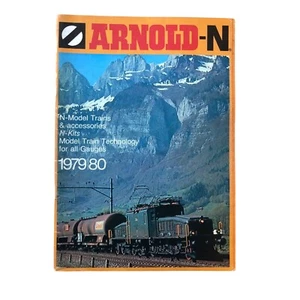 Arnold-N 1979-80 N-Model Trains Catalog w/ bonus 1980 German Insert - Picture 1 of 10