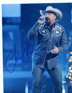 FOTO FIRMADA 8X10 CANTANTE AUTOGRAFIADA COUNTRY GANADOR DEL FACTOR X DE TATE STEVENS - Imagen 1 de 1