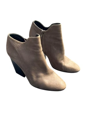 Pierre Hardy Cuero Marrón/Tostado Botín Bloque Tacón EUR 37/US 6.5  Foto 1 de 4