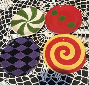 Department 56 Hors d'oeuvre Teller 4er Set Snackteller Dessertteller - Bild 1 von 5