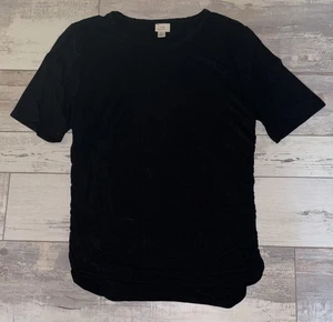 A New Day Kurzarm Shirt Gr. L Large - schwarz/Rüschung an den Seiten - NEU B - Bild 1 von 5