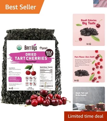 Delicious 5 lb Organic Unsweetened Pitted Dried Tart Cherries - Ideal for Salads - Image 1 of 4