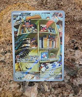 Litten 167/162 SV05: Temporal Forces - Illustration Rare NM Holo - Image 1 of 2