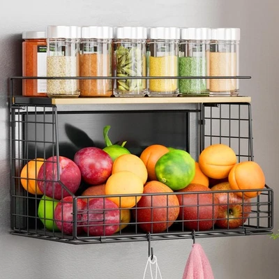 Estante magnético para nevera, contenedor grande estante magnético para especias para refrigerador, Foto 1 de 4