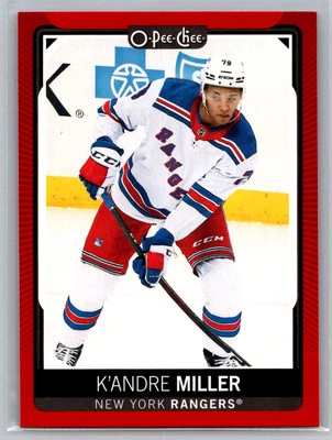K'Andre Miller 2021-22 O-Pee-Chee New York Rangers #297 - Image 1 of 2