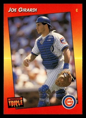 Joe Girardi 1992 Triple Play #151 Chicago Cubs Baseball *205 - Image 1 of 2