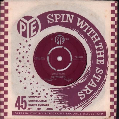 Viscounts Fee Fi Fo Fum 7" vinyl UK Pye 1960 4 prong label design in company - Image 1 of 2