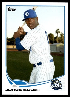 2013 Topps Pro Debut Jorge Soler Daytona Cubs #193 - Image 1 of 2
