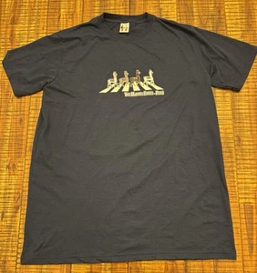 T-Shirt Beatles Lamas Bitles Peru Abbey Road Blau XL - Bild 1 von 10