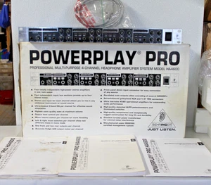 Amplificador de distribución de auriculares de 4 canales Behringer Powerplay Pro HA-4600 - Imagen 1 de 17