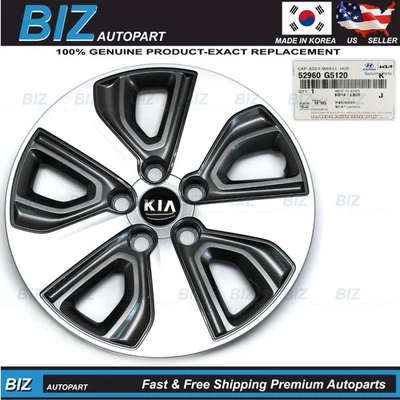 Genuine Wheel Cover for 2017-2021 Kia Niro OE# 52960-G5120 - Image 1 of 4