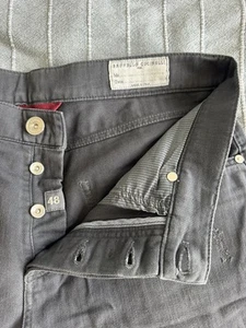 Brunello Cucinelli Jeans Size 48 (US 32), Dark Gray, Made in Italy - Picture 1 of 8