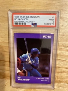 1990 Star Company Glossy Bo Jackson #7 Psa 9 250 - Bild 1 von 2