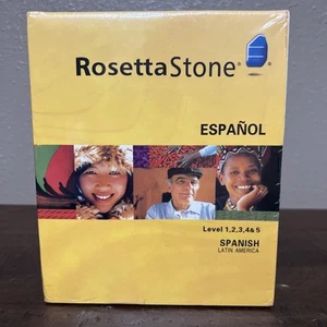 Rosetta Stone Spanish (Latin America) Level 1, 2, 3, 4 & 5 Version 3 New Sealed - Picture 1 of 6