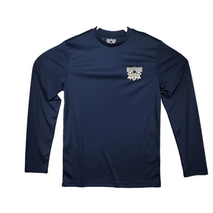 Cooperstown Dreams Park Mens Small T Shirt Long Sleeve Blue Baseball Park - Picture 1 of 5